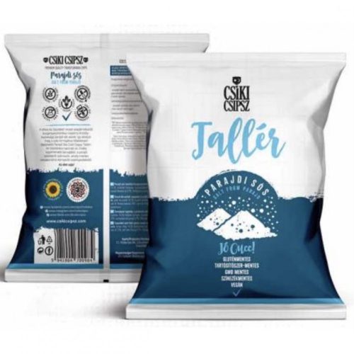 Csíki Chips - Mit Salz aus Parajd, 100 gr (ohne Gluten, Konservierungs- oder Zusatzstoffe)