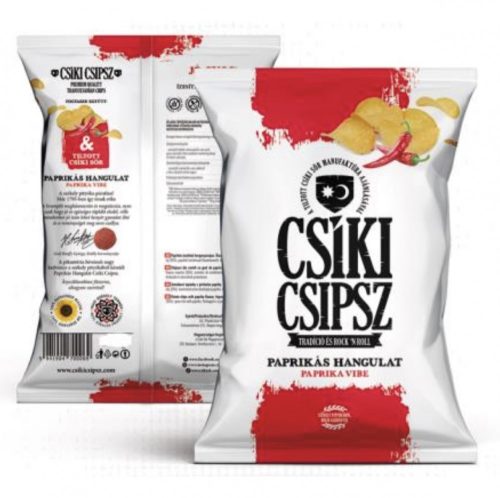 Csíki Csipsz - Paprikás ízű, 140 gr (Glutén-, tartósítószer- és színezékmentes)