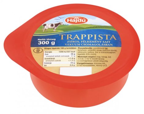 Trappista sajt, natúr, 300 gr