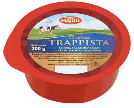 Trappista sajt, füstölt, 300 gr
