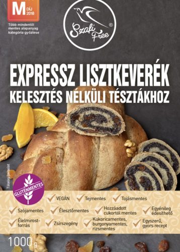 Szafi "EXPRESSZ lisztkeverék kelesztés nélküli tésztákhoz", 1 kg