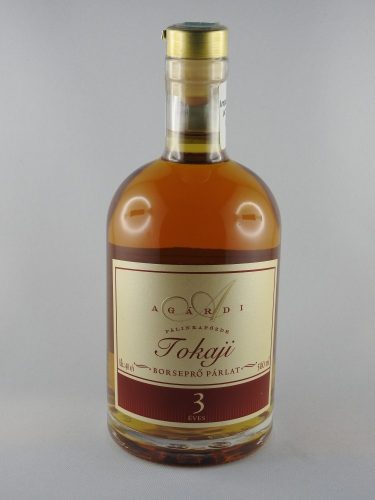 Agárdi TOKAJI Borseprő párlat 3 éves 40%, 500 ml