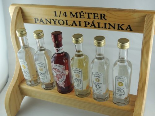 1/4 méter Panyolai pálinka 40-45%, 6x5 cl