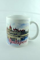 "Budapest Parlament" porcelán bögre, 325 ml