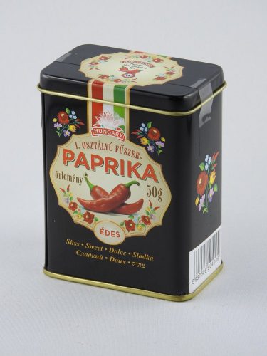 Gewürzpaprika I. Klasse aus Kalocsa, gemahlen, mild, 50 gr - SCHWARZ ODER WEISS DOSE