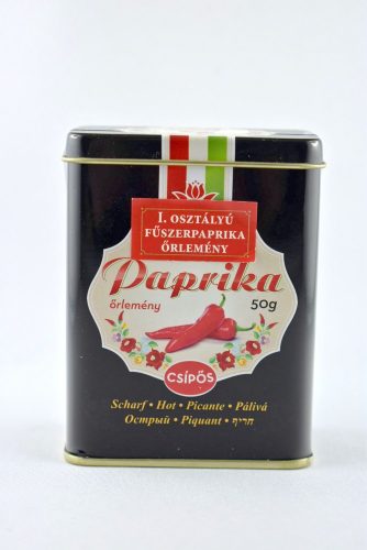 Gewürzpaprika, I. klasse aus Kalocsa, gemmahlen, scharf, 50 gr