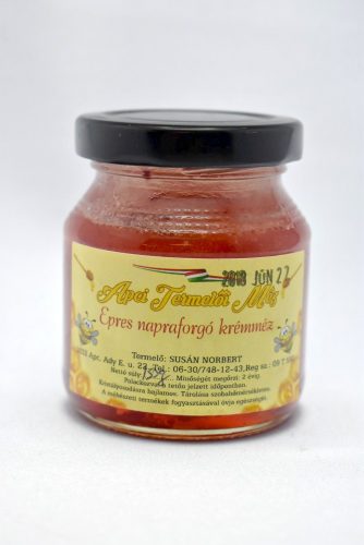 Cremiger Sonnenblumenhonig mit Erdbeeren, 150 gr