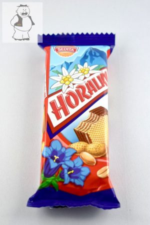 "Horakly" Waffelriegel mit Erdnussgeschmack, 50 gr