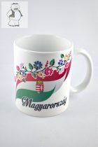 "Magyarország" bögre porcelán, 325 ml