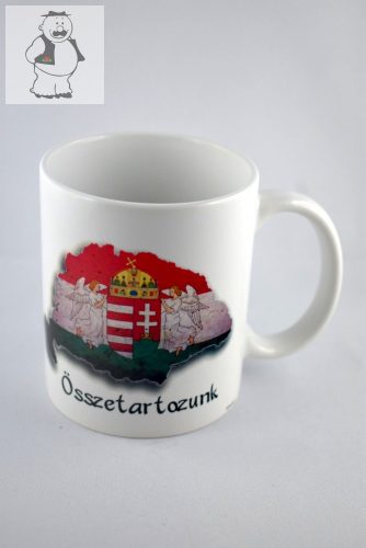 "Összetartozunk" porcelán bögre, 325 ml